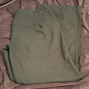 Worthington grey striped slacks